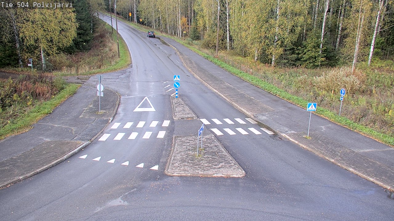 Kelikamerat Kuva Tie 504 Polvijärvi, Polvijärvi, Pohjois-Karjala