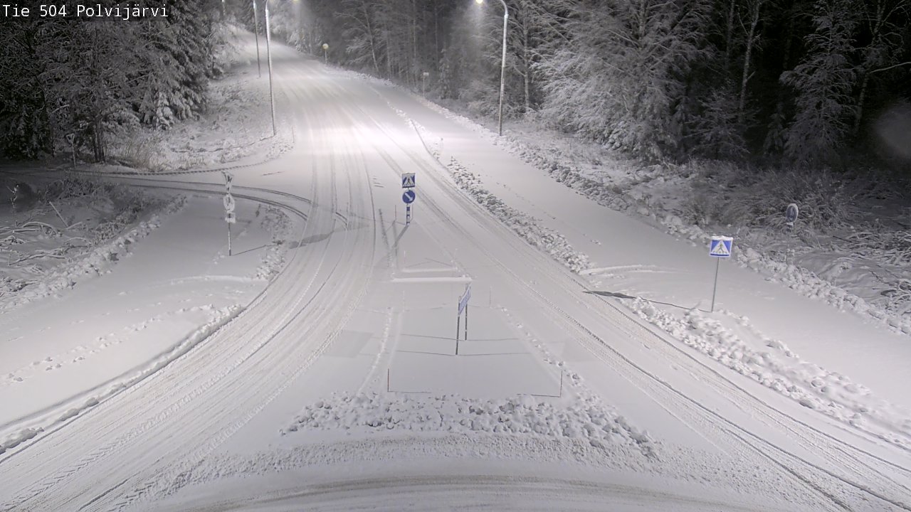 Kelikamerat Kuva Tie 504 Polvijärvi, Polvijärvi, Pohjois-Karjala