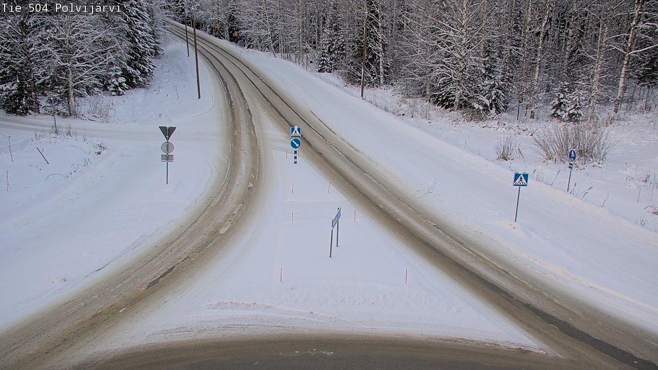 Kelikamerat Kuva Tie 504 Polvijärvi, Polvijärvi, Pohjois-Karjala