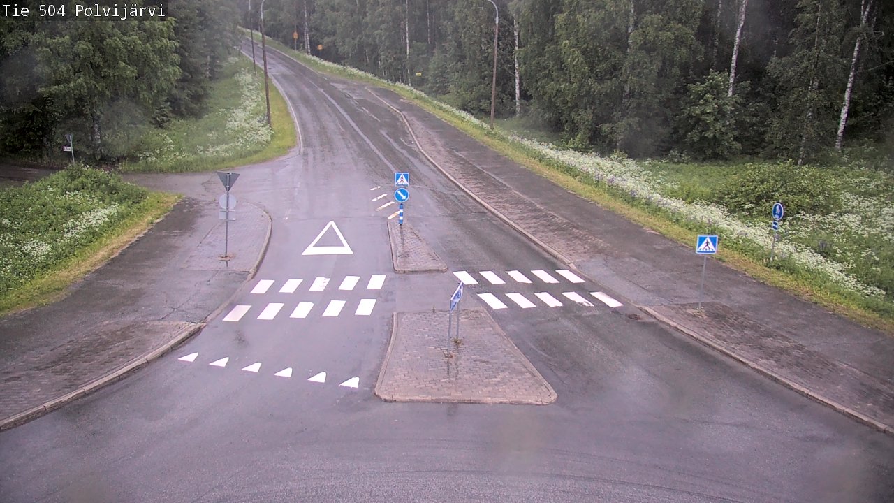 Kelikamerat Kuva Tie 504 Polvijärvi, Polvijärvi, Pohjois-Karjala