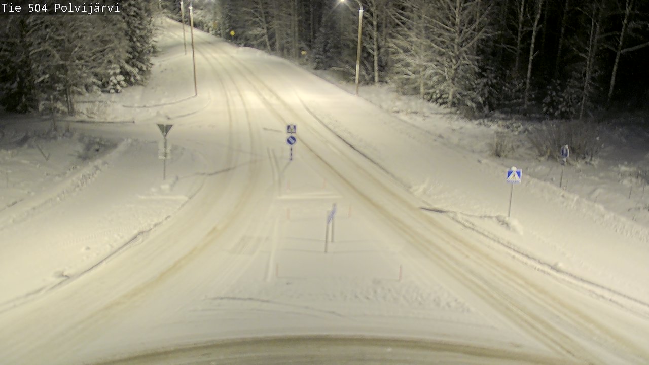 Kelikamerat Kuva Tie 504 Polvijärvi, Polvijärvi, Pohjois-Karjala