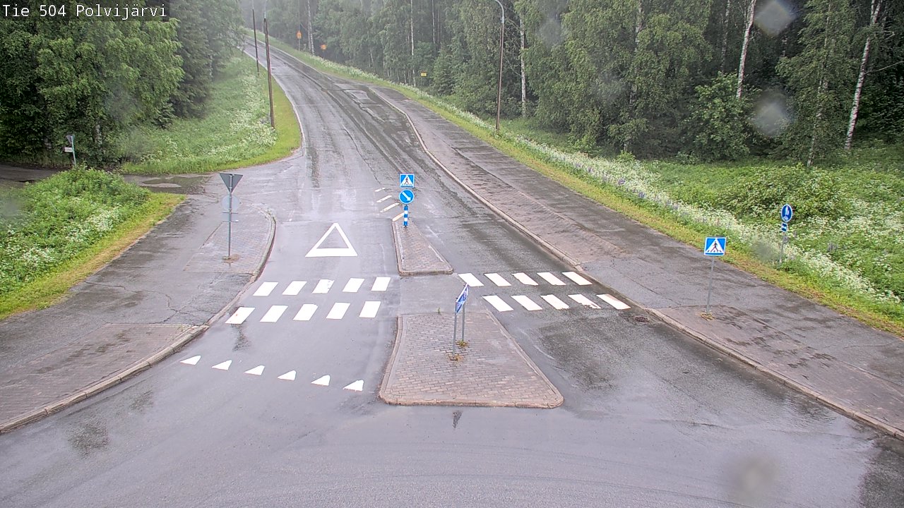 Kelikamerat Kuva Tie 504 Polvijärvi, Polvijärvi, Pohjois-Karjala