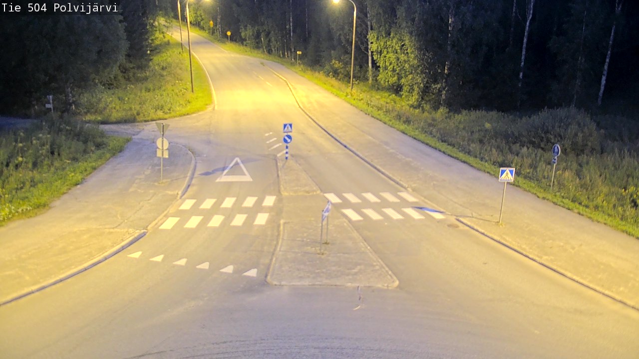 Kelikamerat Kuva Tie 504 Polvijärvi, Polvijärvi, Pohjois-Karjala
