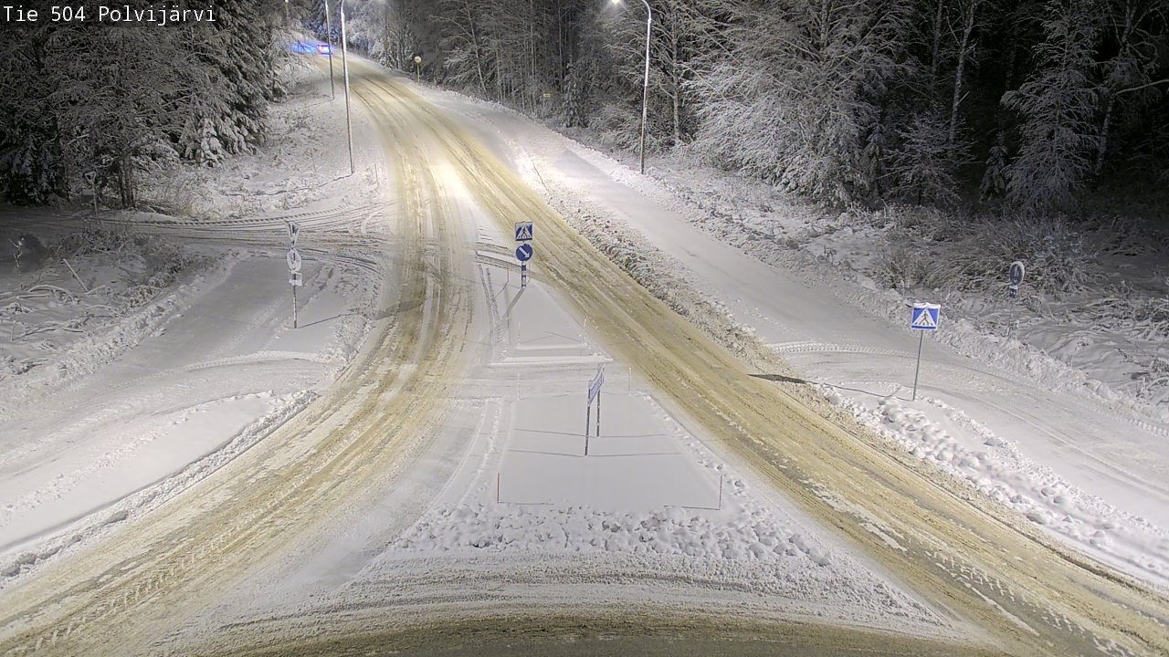Kelikamerat Kuva Tie 504 Polvijärvi, Polvijärvi, Pohjois-Karjala