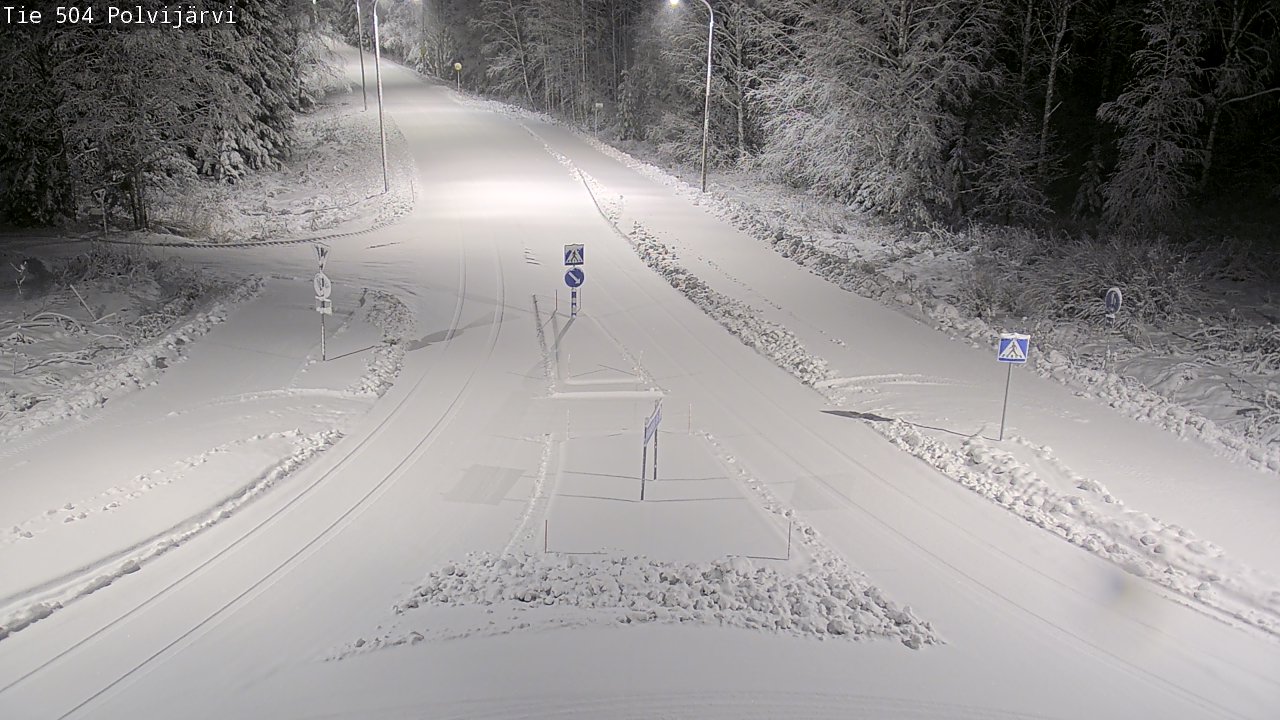 Kelikamerat Kuva Tie 504 Polvijärvi, Polvijärvi, Pohjois-Karjala