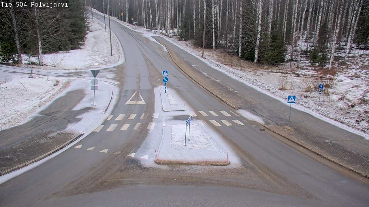 Kelikamerat Kuva Tie 504 Polvijärvi, Polvijärvi, Pohjois-Karjala
