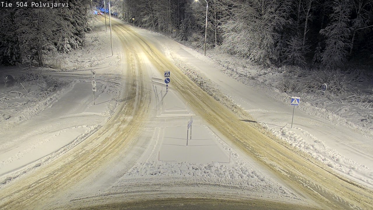 Kelikamerat Kuva Tie 504 Polvijärvi, Polvijärvi, Pohjois-Karjala