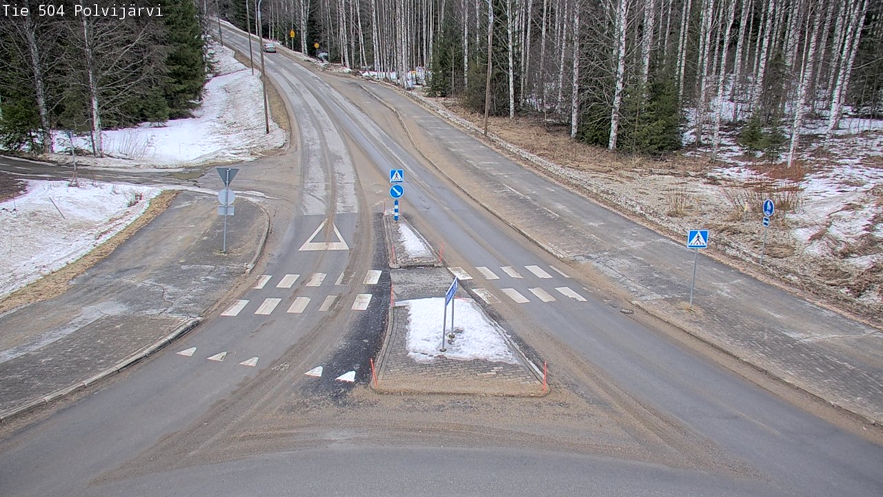 Kelikamerat Kuva Tie 504 Polvijärvi, Polvijärvi, Pohjois-Karjala