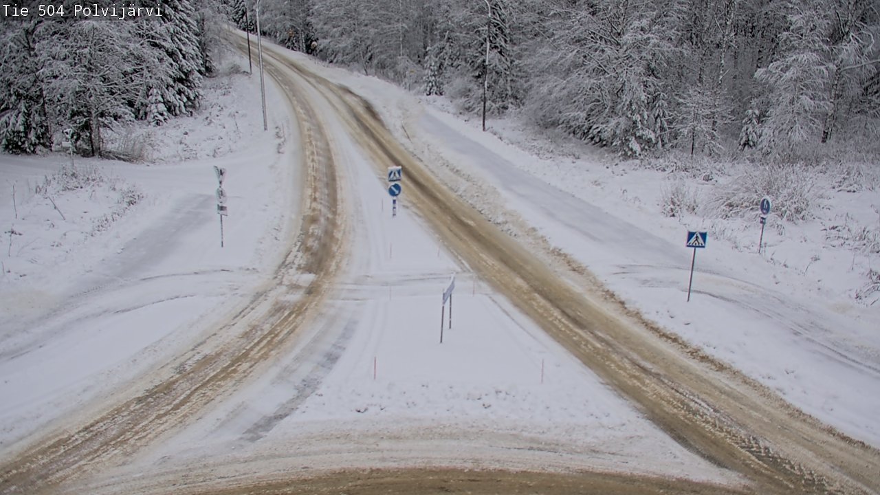 Kelikamerat Kuva Tie 504 Polvijärvi, Polvijärvi, Pohjois-Karjala