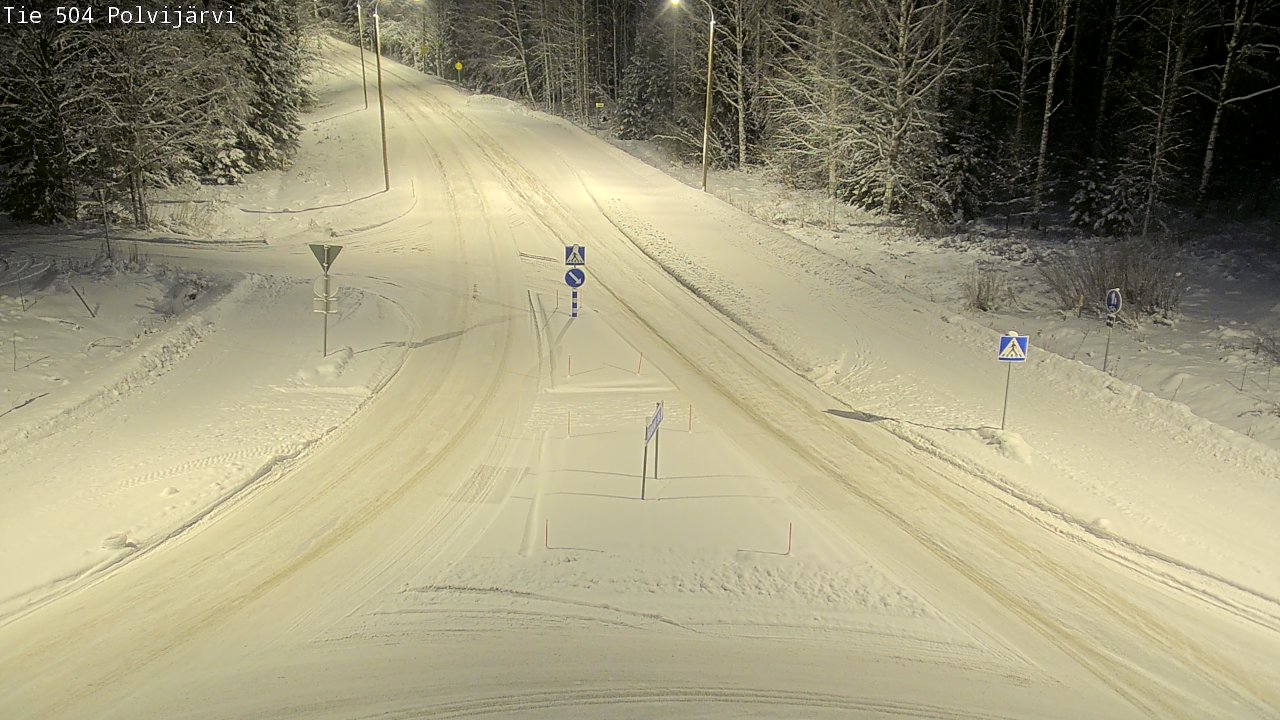 Kelikamerat Kuva Tie 504 Polvijärvi, Polvijärvi, Pohjois-Karjala