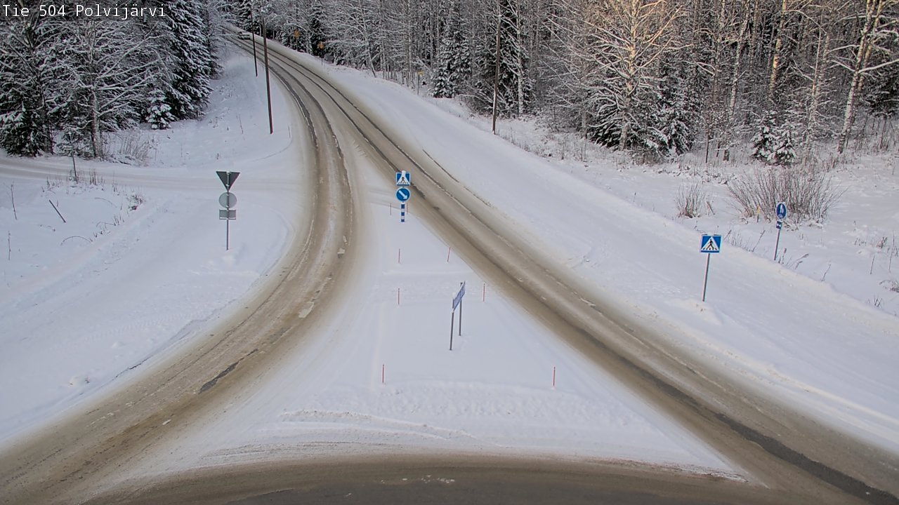 Kelikamerat Kuva Tie 504 Polvijärvi, Polvijärvi, Pohjois-Karjala