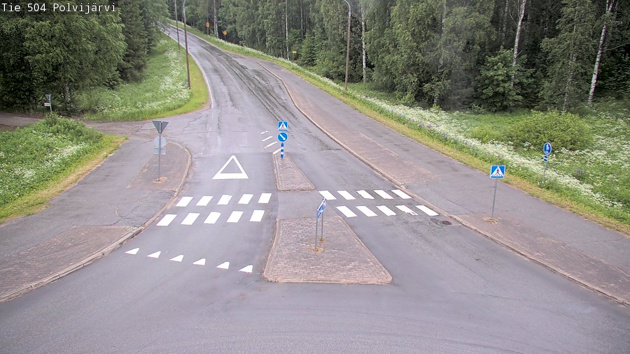 Kelikamerat Kuva Tie 504 Polvijärvi, Polvijärvi, Pohjois-Karjala