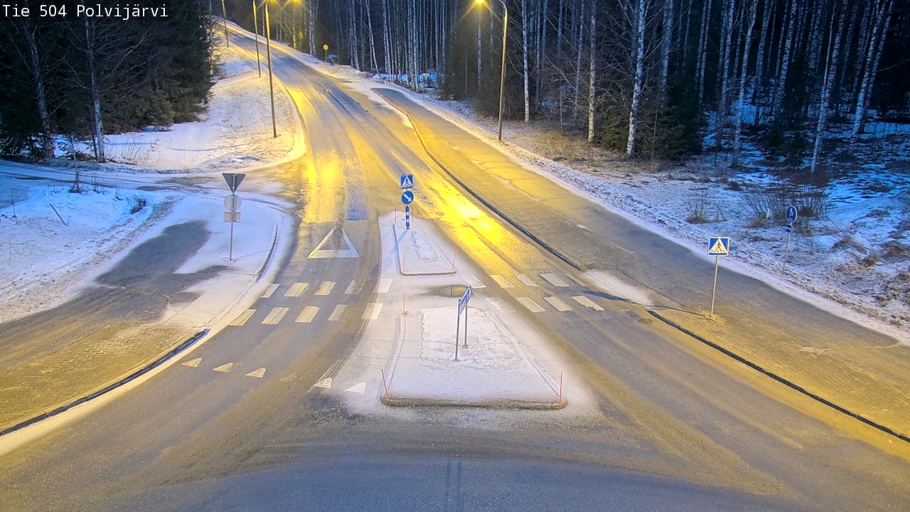 Kelikamerat Kuva Tie 504 Polvijärvi, Polvijärvi, Pohjois-Karjala
