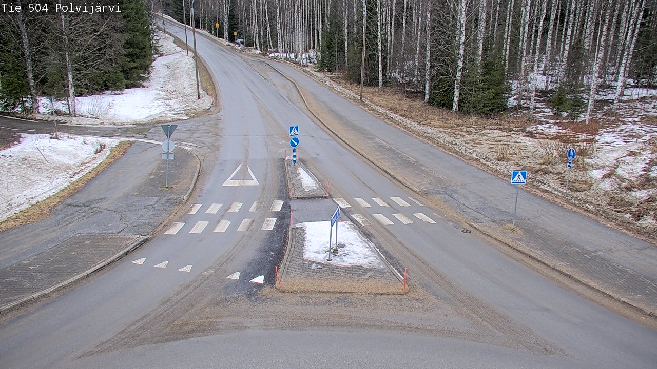 Weather Camera Image Road 504 Polvijärvi, Polvijärvi, Pohjois-Karjala