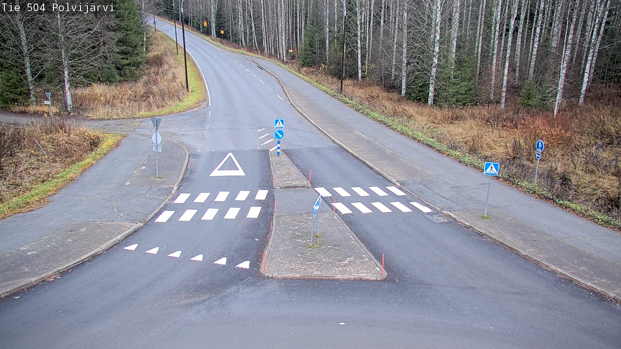 Kelikamerat Kuva Tie 504 Polvijärvi, Polvijärvi, Pohjois-Karjala
