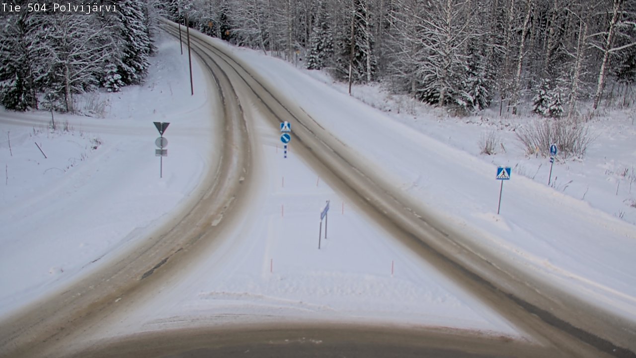 Kelikamerat Kuva Tie 504 Polvijärvi, Polvijärvi, Pohjois-Karjala