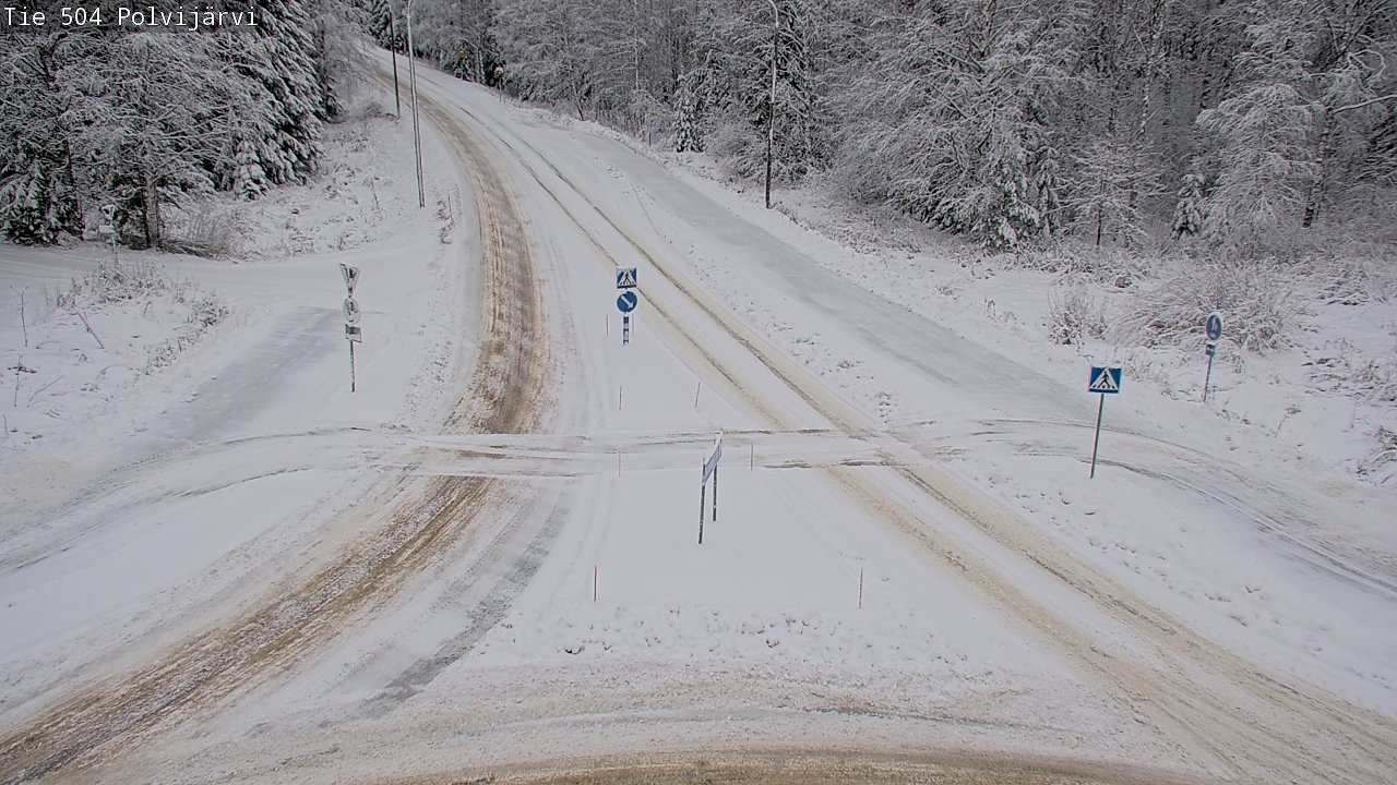 Kelikamerat Kuva Tie 504 Polvijärvi, Polvijärvi, Pohjois-Karjala