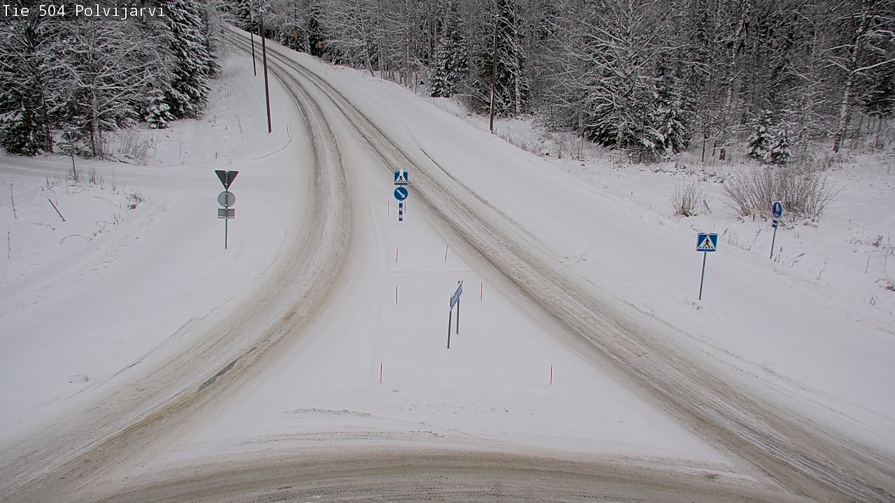 Kelikamerat Kuva Tie 504 Polvijärvi, Polvijärvi, Pohjois-Karjala