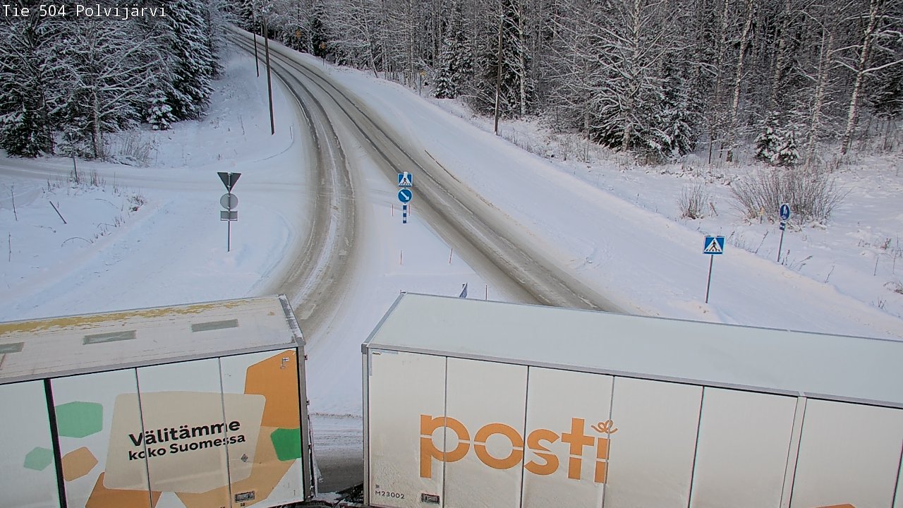 Weather Camera Image Road 504 Polvijärvi, Polvijärvi, Pohjois-Karjala