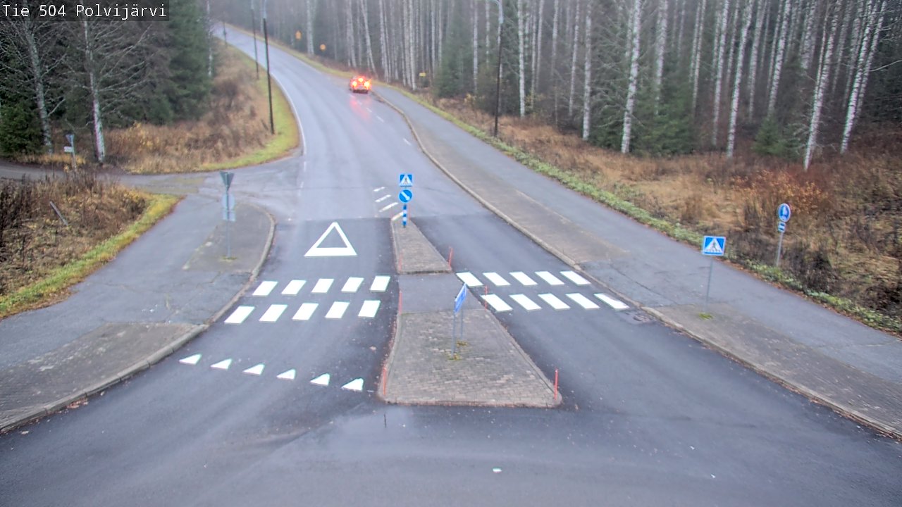 Kelikamerat Kuva Tie 504 Polvijärvi, Polvijärvi, Pohjois-Karjala