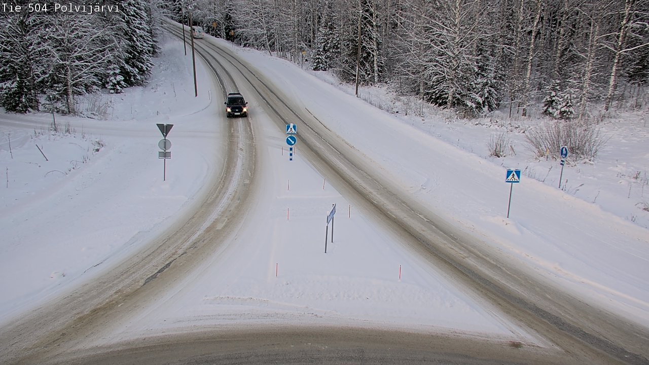 Weather Camera Image Road 504 Polvijärvi, Polvijärvi, Pohjois-Karjala