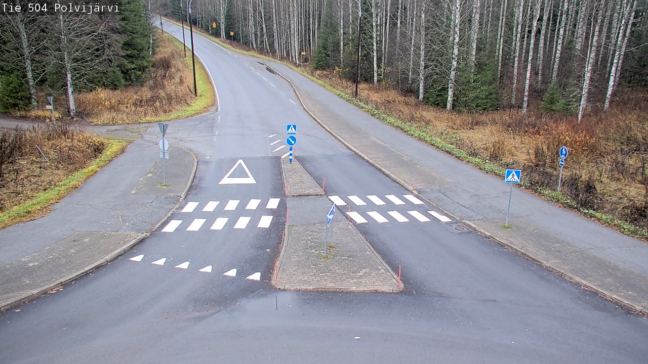 Kelikamerat Kuva Tie 504 Polvijärvi, Polvijärvi, Pohjois-Karjala