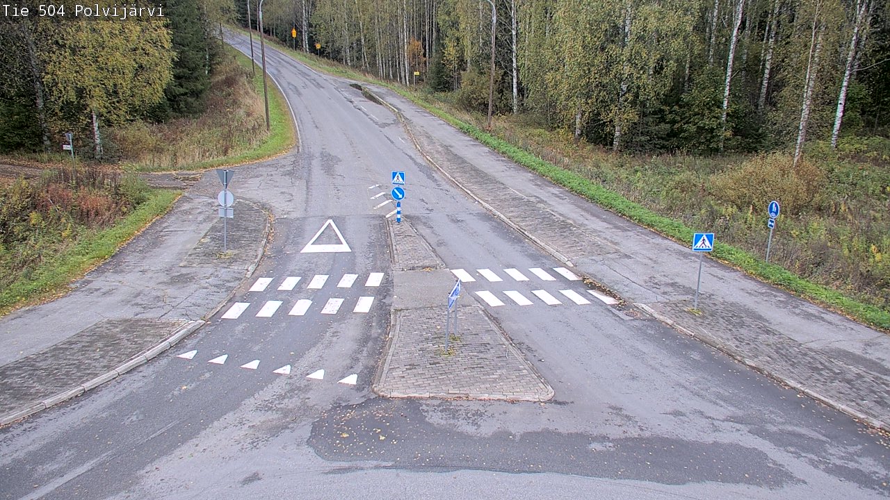 Weather Camera Image Road 504 Polvijärvi, Polvijärvi, Pohjois-Karjala