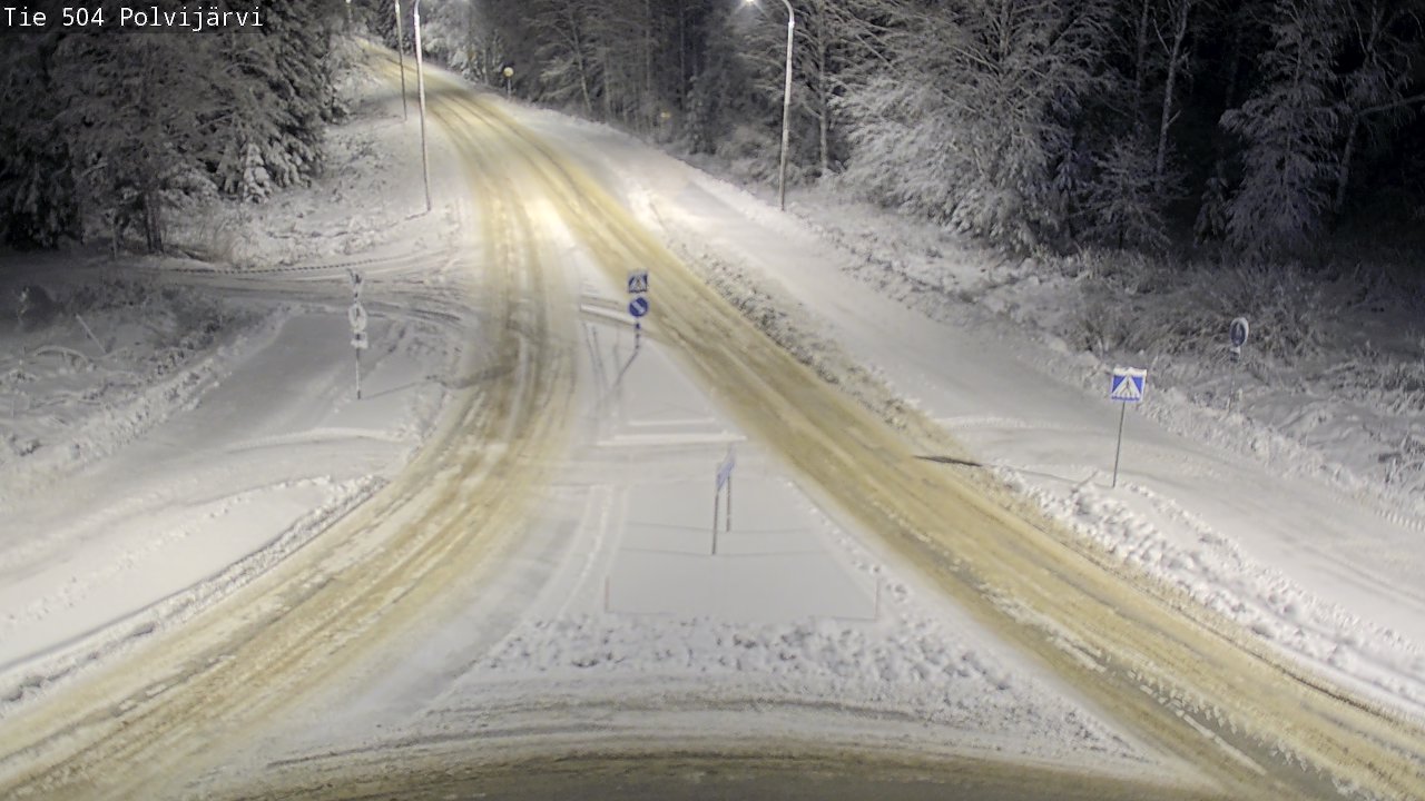 Kelikamerat Kuva Tie 504 Polvijärvi, Polvijärvi, Pohjois-Karjala