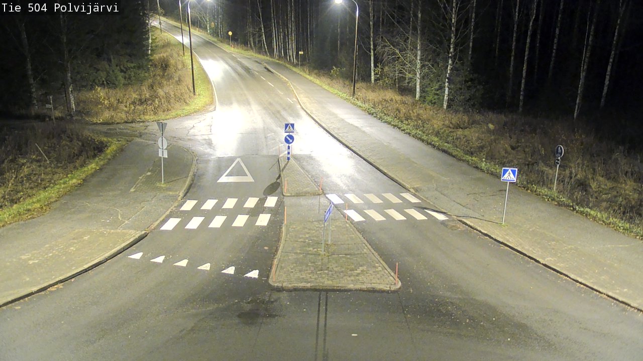 Kelikamerat Kuva Tie 504 Polvijärvi, Polvijärvi, Pohjois-Karjala