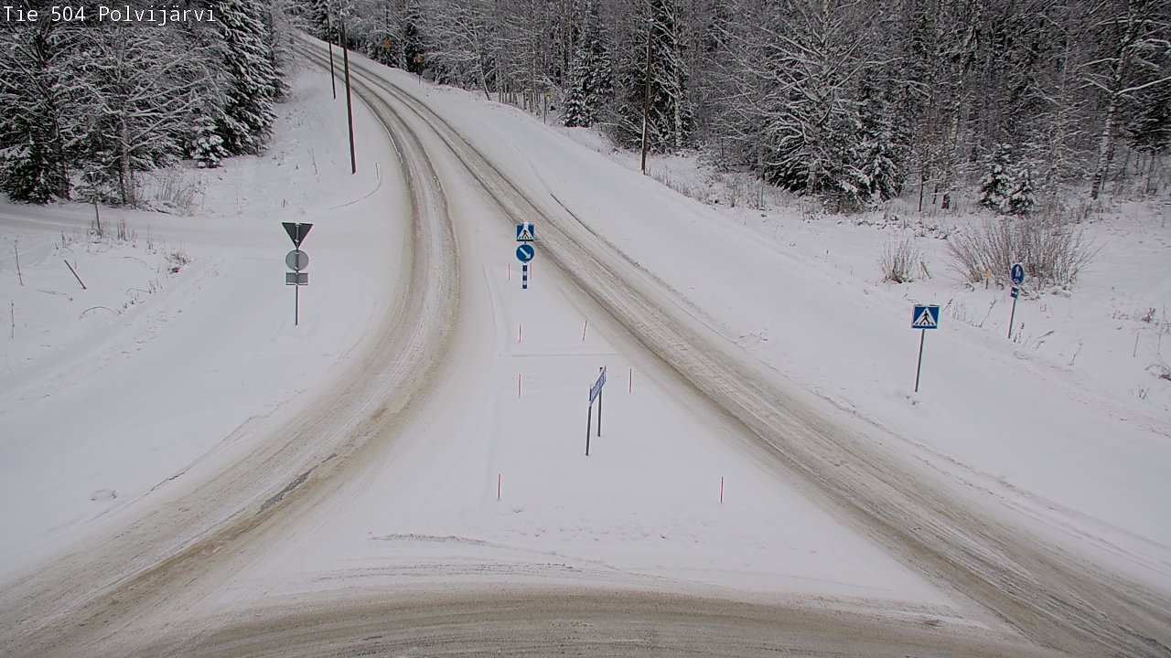 Kelikamerat Kuva Tie 504 Polvijärvi, Polvijärvi, Pohjois-Karjala