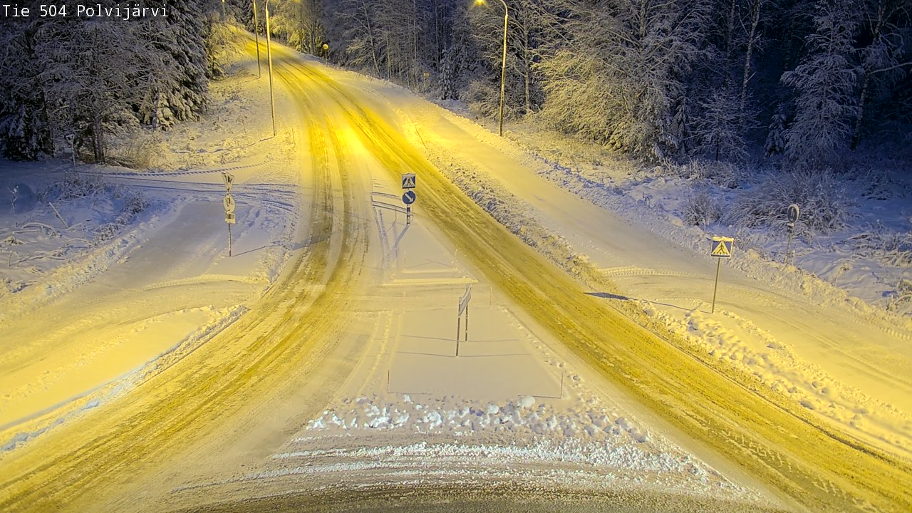 Kelikamerat Kuva Tie 504 Polvijärvi, Polvijärvi, Pohjois-Karjala