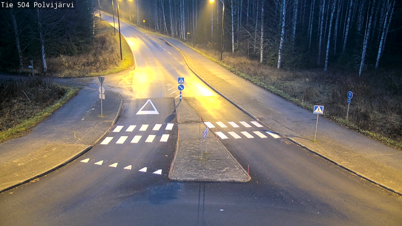 Kelikamerat Kuva Tie 504 Polvijärvi, Polvijärvi, Pohjois-Karjala