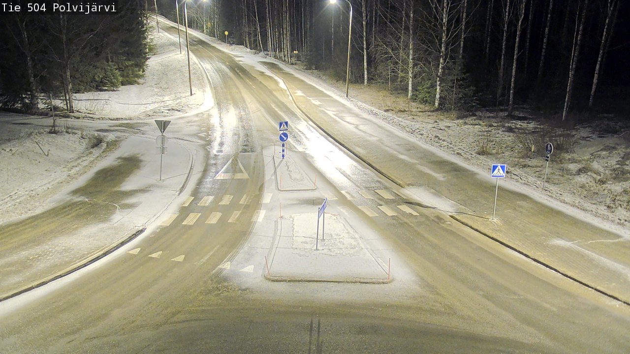 Kelikamerat Kuva Tie 504 Polvijärvi, Polvijärvi, Pohjois-Karjala