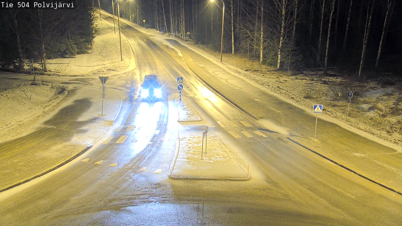 Kelikamerat Kuva Tie 504 Polvijärvi, Polvijärvi, Pohjois-Karjala