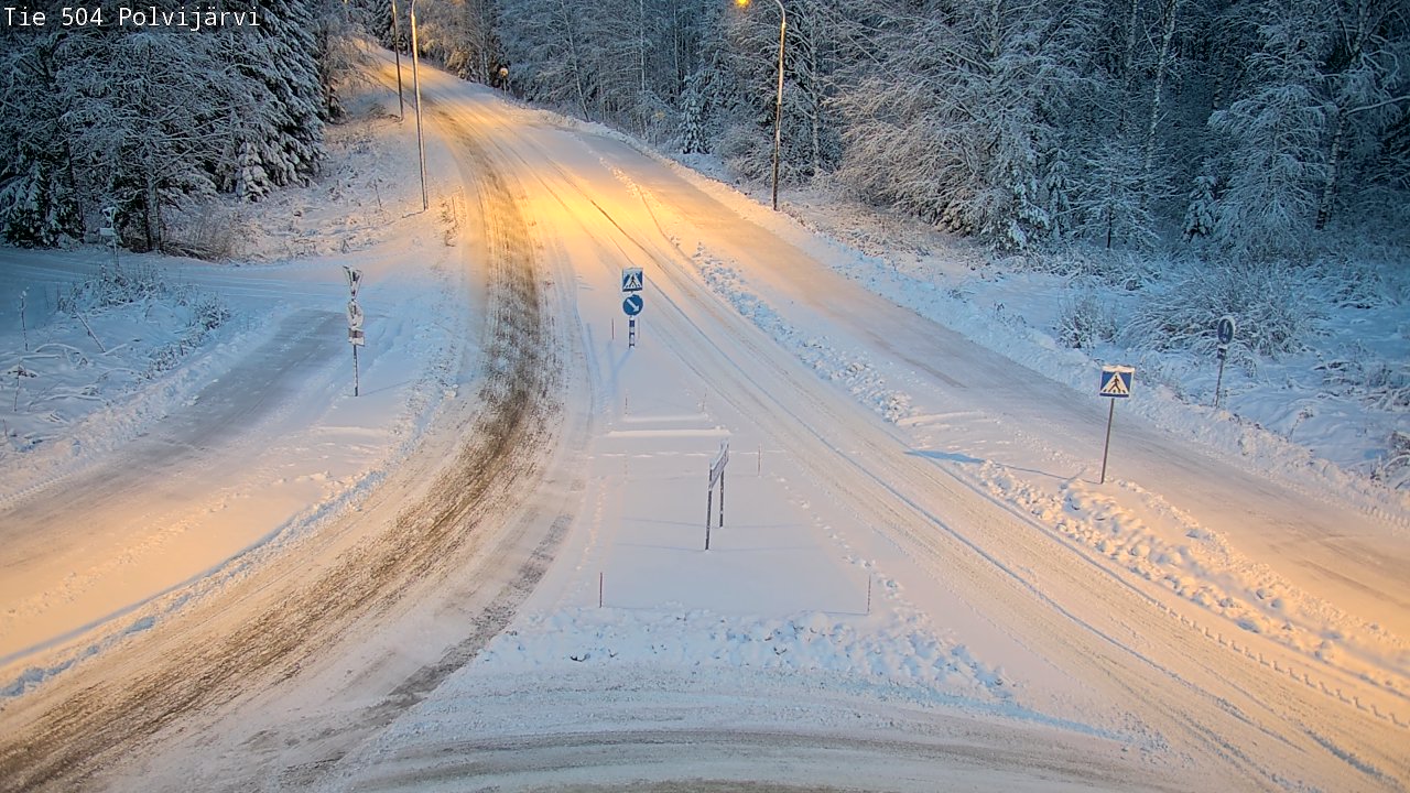 Kelikamerat Kuva Tie 504 Polvijärvi, Polvijärvi, Pohjois-Karjala