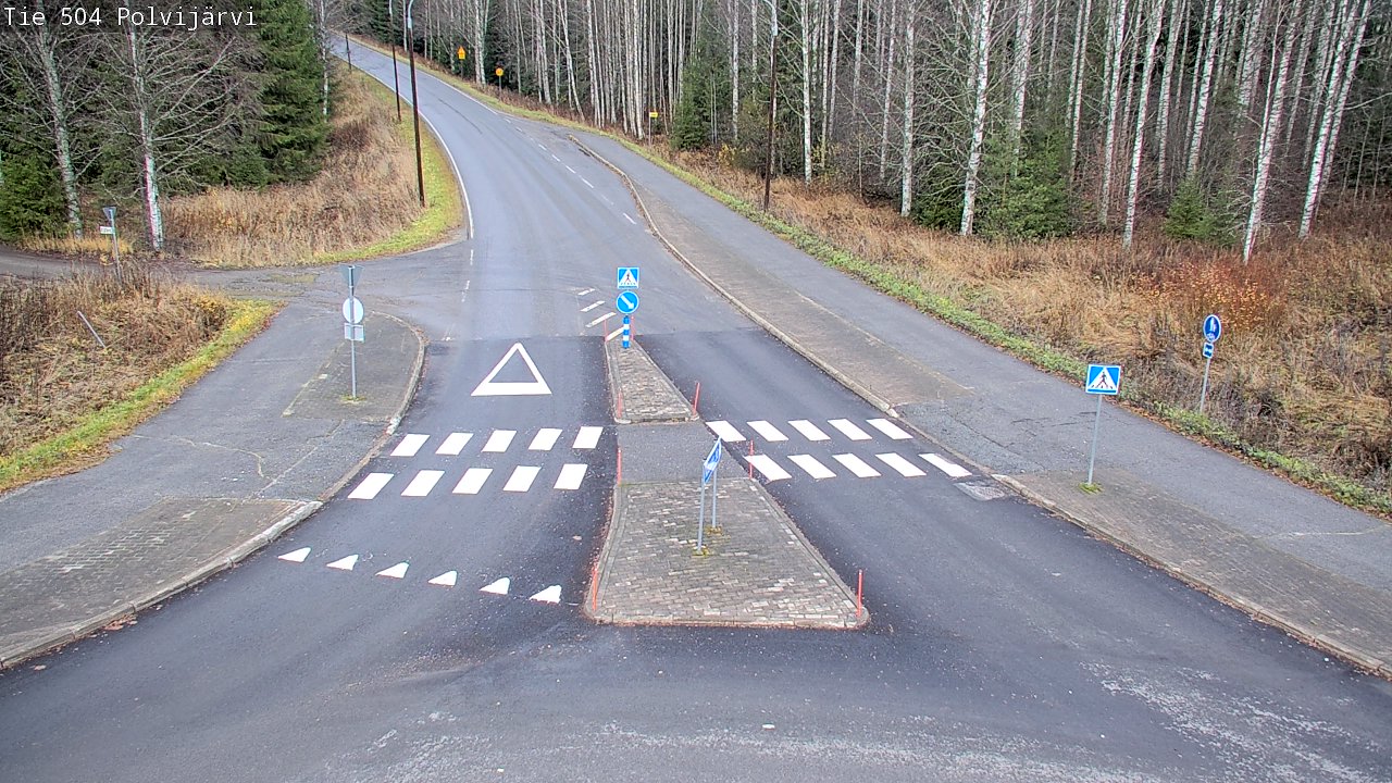 Kelikamerat Kuva Tie 504 Polvijärvi, Polvijärvi, Pohjois-Karjala