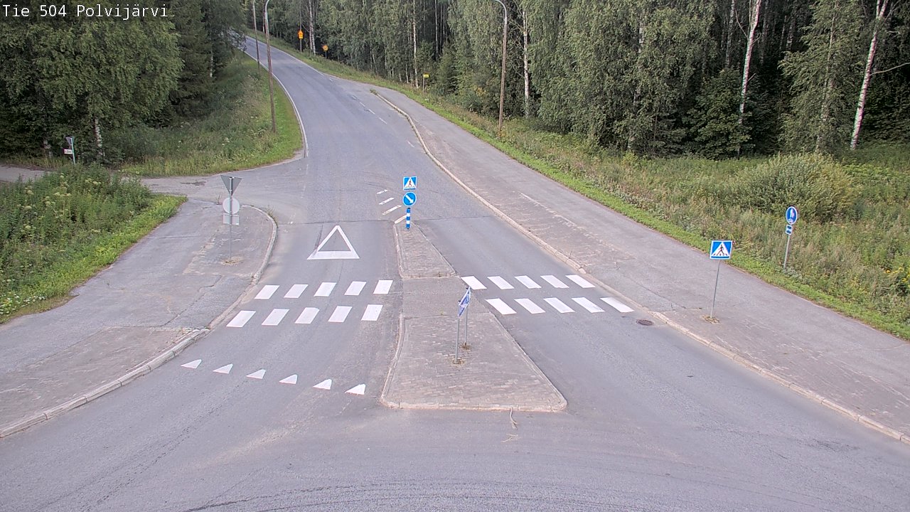 Kelikamerat Kuva Tie 504 Polvijärvi, Polvijärvi, Pohjois-Karjala