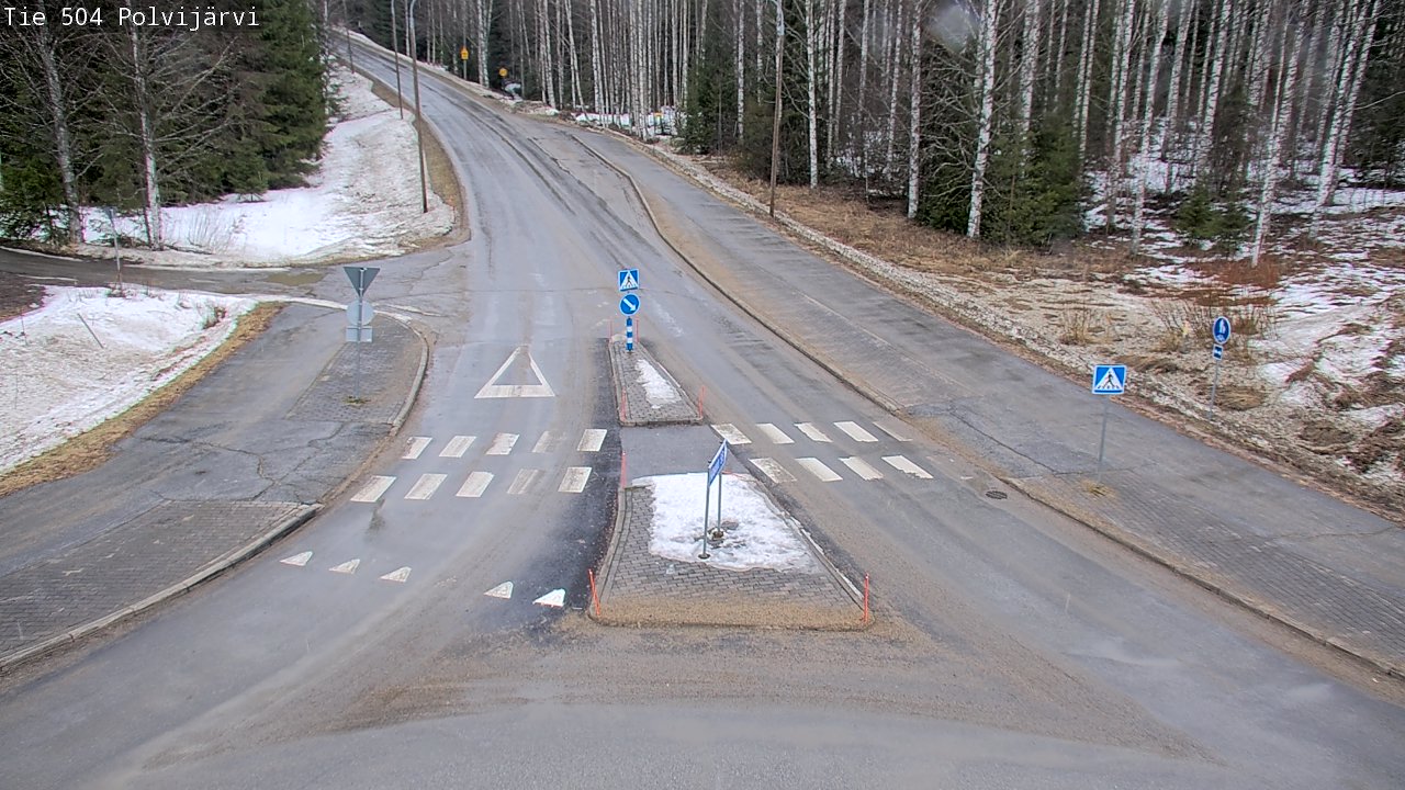 Weather Camera Image Road 504 Polvijärvi, Polvijärvi, Pohjois-Karjala