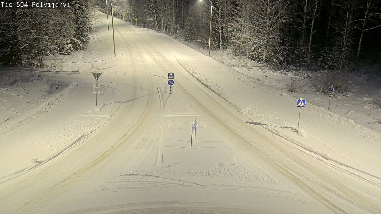 Kelikamerat Kuva Tie 504 Polvijärvi, Polvijärvi, Pohjois-Karjala