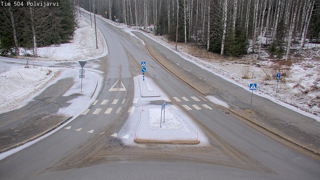Kelikamerat Kuva Tie 504 Polvijärvi, Polvijärvi, Pohjois-Karjala