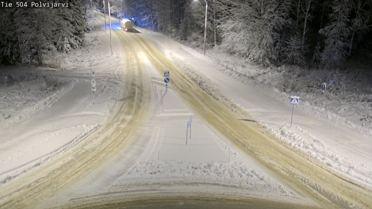 Kelikamerat Kuva Tie 504 Polvijärvi, Polvijärvi, Pohjois-Karjala