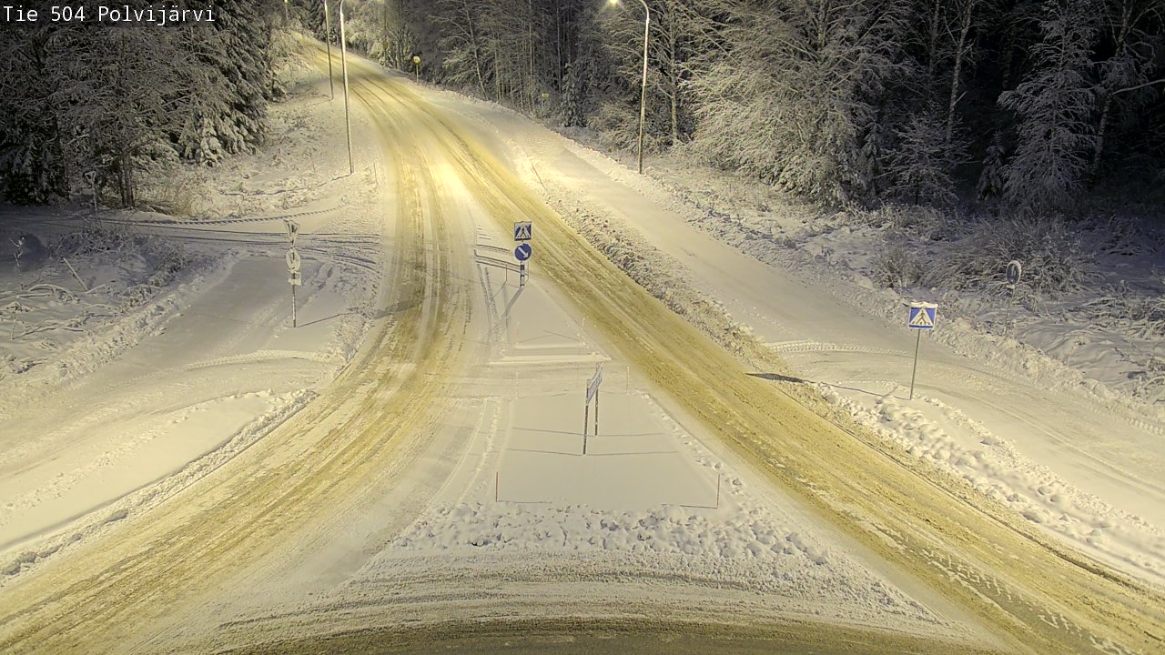 Kelikamerat Kuva Tie 504 Polvijärvi, Polvijärvi, Pohjois-Karjala