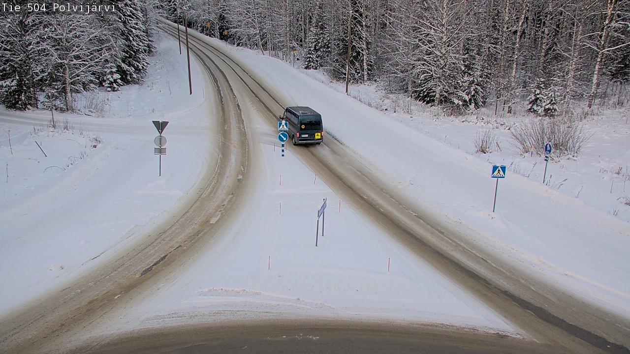 Kelikamerat Kuva Tie 504 Polvijärvi, Polvijärvi, Pohjois-Karjala