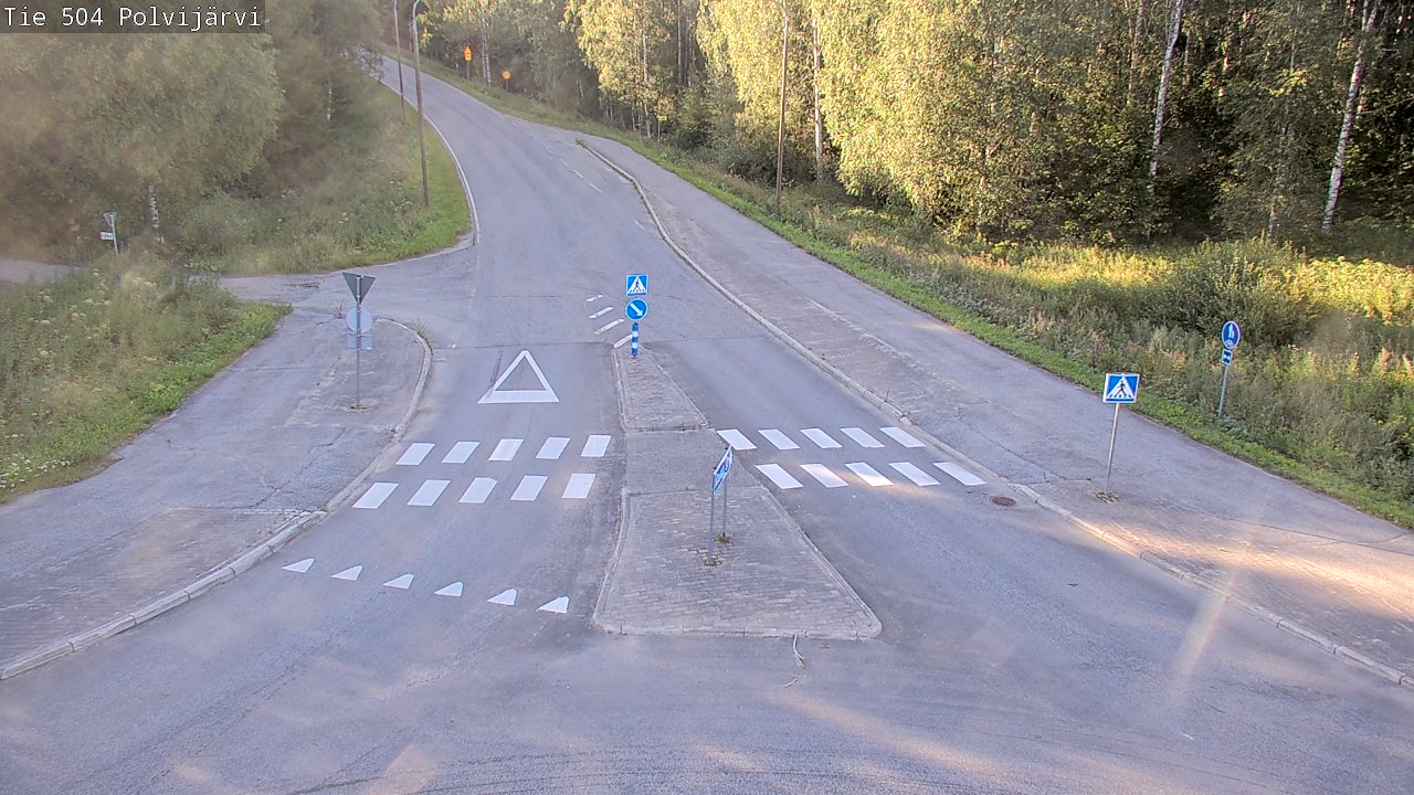 Kelikamerat Kuva Tie 504 Polvijärvi, Polvijärvi, Pohjois-Karjala