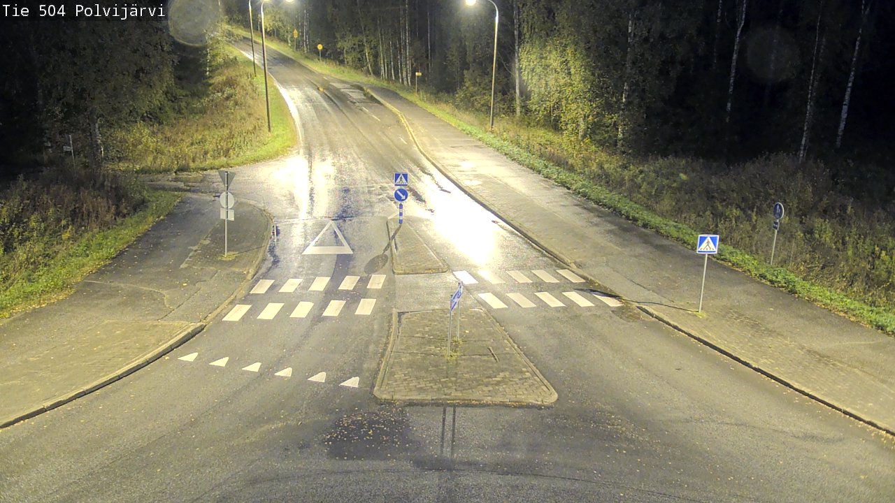 Kelikamerat Kuva Tie 504 Polvijärvi, Polvijärvi, Pohjois-Karjala