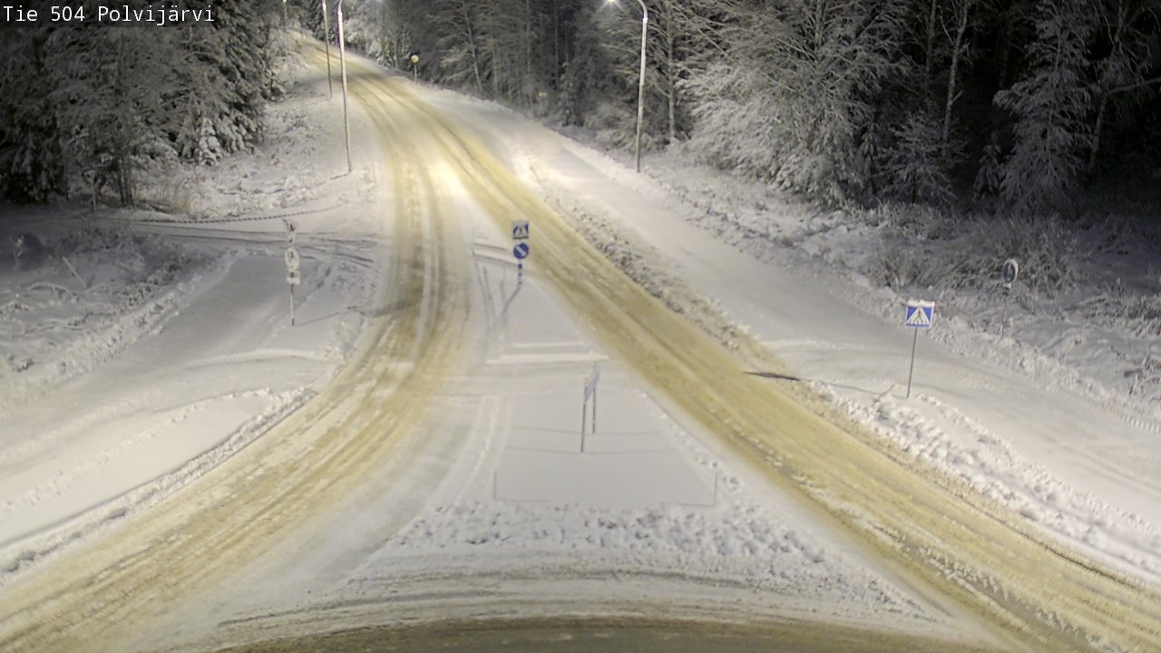 Kelikamerat Kuva Tie 504 Polvijärvi, Polvijärvi, Pohjois-Karjala