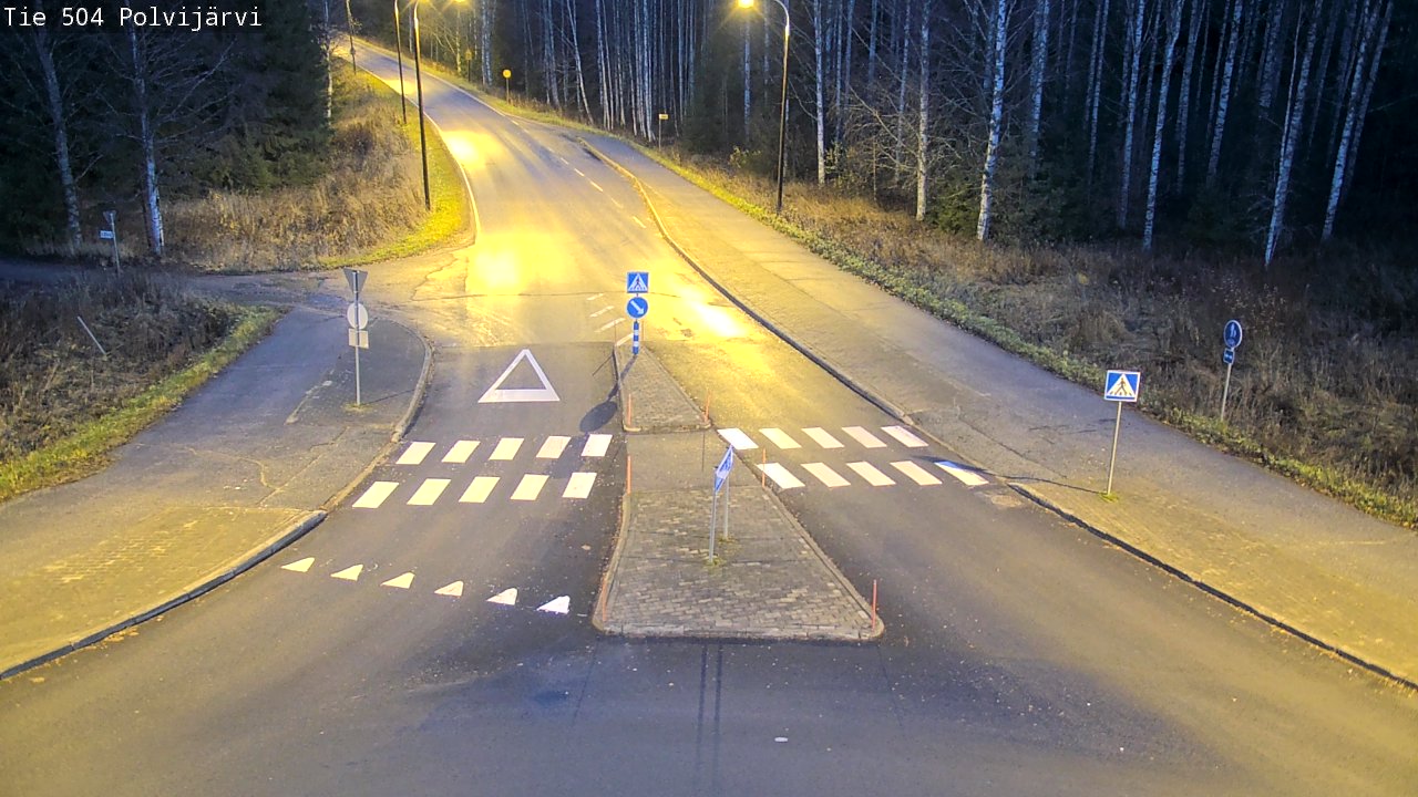 Kelikamerat Kuva Tie 504 Polvijärvi, Polvijärvi, Pohjois-Karjala