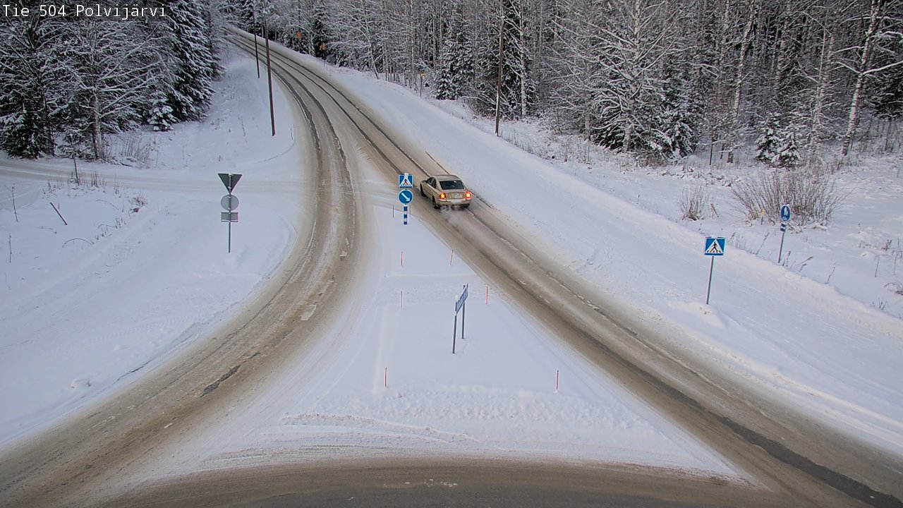 Kelikamerat Kuva Tie 504 Polvijärvi, Polvijärvi, Pohjois-Karjala