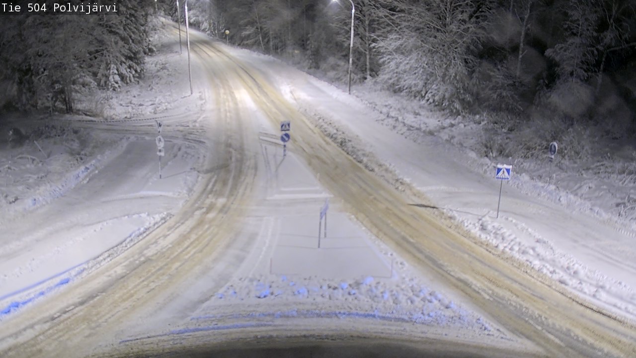 Kelikamerat Kuva Tie 504 Polvijärvi, Polvijärvi, Pohjois-Karjala