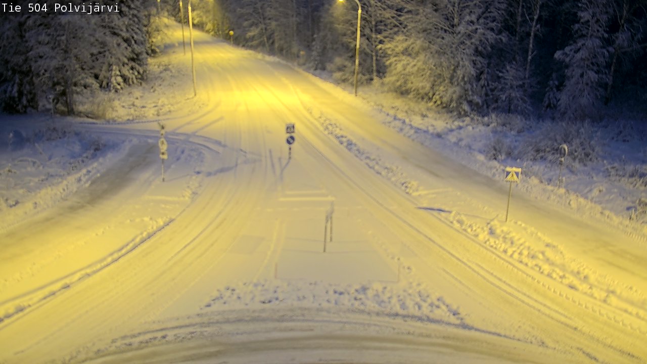 Kelikamerat Kuva Tie 504 Polvijärvi, Polvijärvi, Pohjois-Karjala